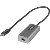 StarTech.com .com USB-C auf Mini DisplayPort Adapter - 4K 60Hz USB-C auf mDP Adapter Dongle - USB-Type-C zu Mini-DP-Monitor - Videokonverter - Kompatibel mit Thunderbolt 3 - 30cm Kabel (CDP2MDPEC)