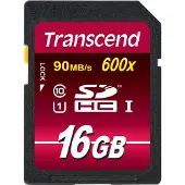 Transcend TS16GSDHC10U1, 16 GB, SDHC, Klasse 10, MLC, 90 MB/s, Class 1 (U1)