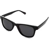 Polaroid PLD 1016/S/NEW Herren-Sonnenbrille Vollrand Quadratisch Kunststoff-Gestell, schwarz