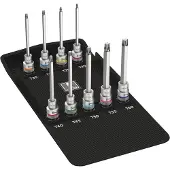 Wera 5004212001 8767 C TORX HF 3 Zyklop Bitnuss-Satz TORX, mit Haltefunktion