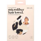 Kitsch Microfiber Hair Towel (Various Colours) - Leopard