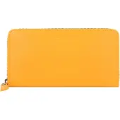 Esquire Leder Geldbörse Peru Zip Around Wallet Curry dunkelgelb