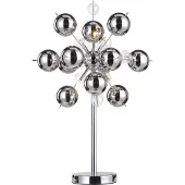 Näve 3073242 Tischleuchte - Glasball ; Fassung: G9 ; Farbe: Silber