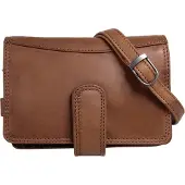 Cluty Umhängetasche Damen cognac