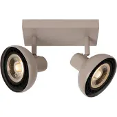 Lucide Deckenleuchte Sensas in Beige GU10 2-flammig