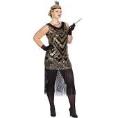 Wilbers Goldenes 20er Jahre Abendkleid