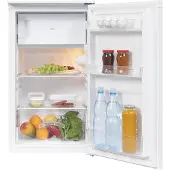 Exquisit Kühlschrank KS117-3-041E weiss | Nutzinhalt: 81 L | Mit 3-Sterne-Gefrierfach | Wechselbarer Türanschlag