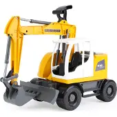 Lena WORXX Liebherr Bagger A918 Litronic - 48 cm, robuster Ausführung, 6 mm verzinkte Stahlachsen, dreigeteilt Baggerarm