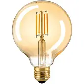 Sigor 6138901 E27 7W 2400K LED-Kugel, Sockel E27, 7 Watt, Warmweiß, 2400 K, dimmbar
