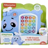 Fisher-Price BlinkiLinkis Quiz Wal, Kleinkinderspielzeug, deutsche Ausgabe