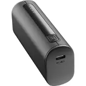 Cellularline Power Bank THUNDER 5000, 5000 mAh, Schwarz
