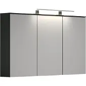 Trendteam Synnax BD:Ko.Anthrazit Melamin,Fr.Spiegelglas,Spiegelschrank