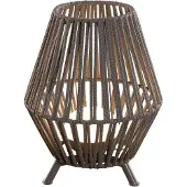 Newgarden Conta LED Tischlaterne warmweiß Akku 32,5 cm Beige