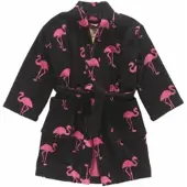 OAS Bademantel Flamingo Kinder-2 jaar