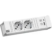 Bachmann 912.708 CONI 2xP40 1xUSB A/C 22W 0,2m RAL9010 912708