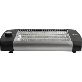Jata JETT1588, Schwarz, Edelstahl, Edelstahl, Tasten, Drehregler, 5 min, 600 W, 230 V