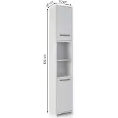 Vicco Badezimmerschrank KIKO Unterschrank Waschbeckenunterschrank Hochschrank Badmöbel Schrank Midi-Schrank Badregal