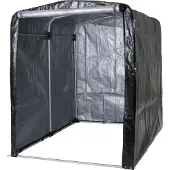 Mendler Fahrradgarage MCW-N61, Foliengarage Aufbewahrungsgarage Garagenzelt, Alu UV-Schutz wasserfest, 201x157x201cm anthrazit
