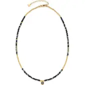 Leonardo Damen-Kette Edelstahl, Glas Leonardo Mehrfarbig