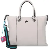 Gabs Leder Schultertasche G3 Plus TG Bull Black Shoulder Bag Stone creme