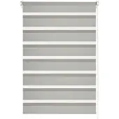 Gardinia EasyFix Doppelrollo grau 100 x 150 cm