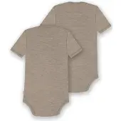 Normani 2er Set Baby Merino Body Kurzarm „Tauranga" - 9289