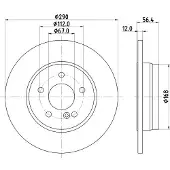 Hella Bremsscheibe [Hersteller-Nr. 8DD355105-951] für Mercedes-Benz