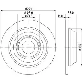 Hella Bremsscheibe PRO 8DD 355 133-781