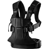 BabyBjörn Carrier One Woven Baby Carrier, Black
