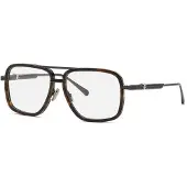 Philipp Plein Unisex VPP063V PLEIN ROCK SUPERHERO 593 Rahmen von BRILLEN Metall Havanna Pilot