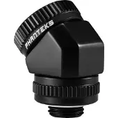 Phanteks Glacier Rotary Anschluss 45 Grad G1/4 Zoll AG auf 16mm AD Hardtube - drehbar, schwarz