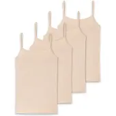 Schiesser Damen Spaghettitop, 4er Pack - Single Jersey, Serie 95/5, uni