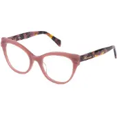 Blumarine Damen VBM874 02G1 Rahmen von BRILLEN Acetat Rosa Schmetterling