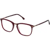 Lozza Herren VL4151 COMO 8 09GR Rahmen von BRILLEN Acetat Rot