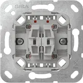 Gira 310800, Wippschalter, Chrom, Grau, Wand, LED, 240 V, 10 A