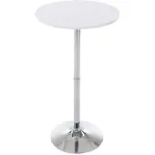 CLP Stehtisch 1025102, weiß, Maße 108 x 60cm (HxØ)
