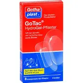 Gothaplast Gotac HydroGel-Pflaster 2 Größen 8 St Pflaster