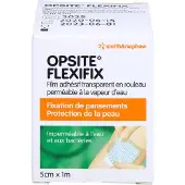 Smith&Nephew Opsite Flexifix PU-Folie 5 cmx1 m unsteril Rolle 1 St Folie