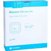 Biatain Silicone Lite Schaumverband 5x5 cm 5 St Verband
