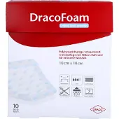 Dräco Dracofoam Infekt haft sensitiv Wundauf.10x10 cm 10 St Verband