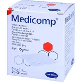 Hartmann Medicomp Vlieskomp.steril 5x5 cm 4lagig 25X2 St