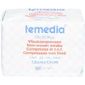 Temedia Vlieskompressen unsteril 7,5x7,5 cm 4fach 100 St Kompressen
