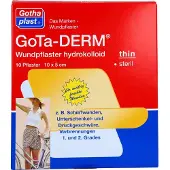 Gothaplast Gota-Derm thin hydrokoll.Wundpfl.steril 5x10 cm 10 St Pflaster