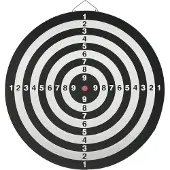 TRK Dartscheibe mit 36 cm Durchmesser für Spaß und Training