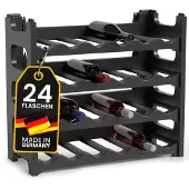 Gardissimo Weinregal Flaschenregal Regal für 24 Flaschen anthrazit
