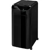 Fellowes Aktenvernichter AutoMax 550C, Partikelschnitt, P-4, 83 l, 500 Blatt Schnittleistung