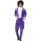 Smiffys 80er Musiker - Purple Musician