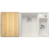 BLANCO Axia III 6 S-F Weiß - 523 486 Granitspüle