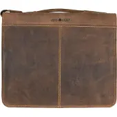 Greenburry Vintage Ringmappe Leder 29 cm Greenburry Braun