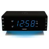 Blaupunkt CR55CHARGE, Uhr, Digital, FM, PLL, LED, Schwarz, DC / Batterie
